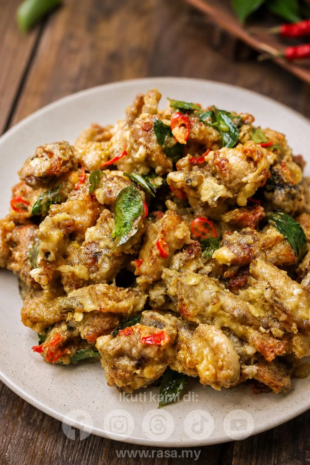Ayam Butter Telur Masin Paling Lazat, Resipi Mudah Yang Bikin Ketagih