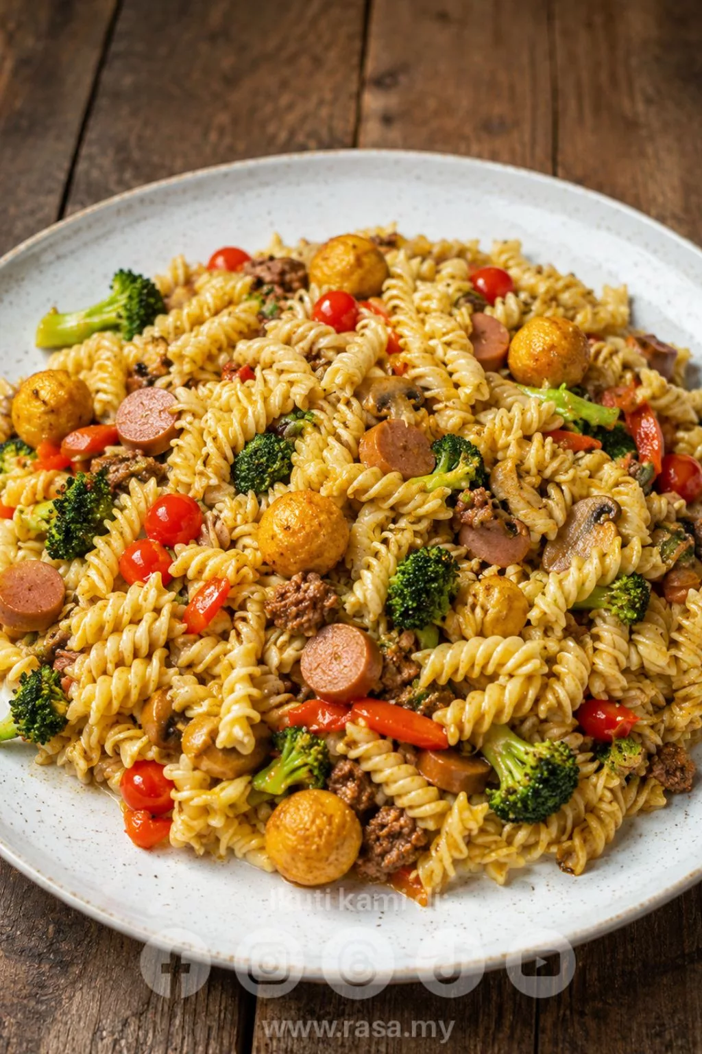 Pasta Spiral Goreng Ringkas Yang Menyelerakan, Resipi Mudah Ala Melayu 8 Pasta Spiral Goreng Ringkas Yang Menyelerakan, Resipi Mudah Ala Melayu