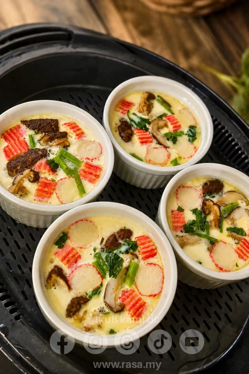 Chawanmushi Ala Restoran Sushi Yang Lembut & Menjadi, Resipi Jepun Mudah Dicuba 9 Chawanmushi Ala Restoran Sushi Yang Lembut & Menjadi, Resipi Jepun Mudah Dicuba