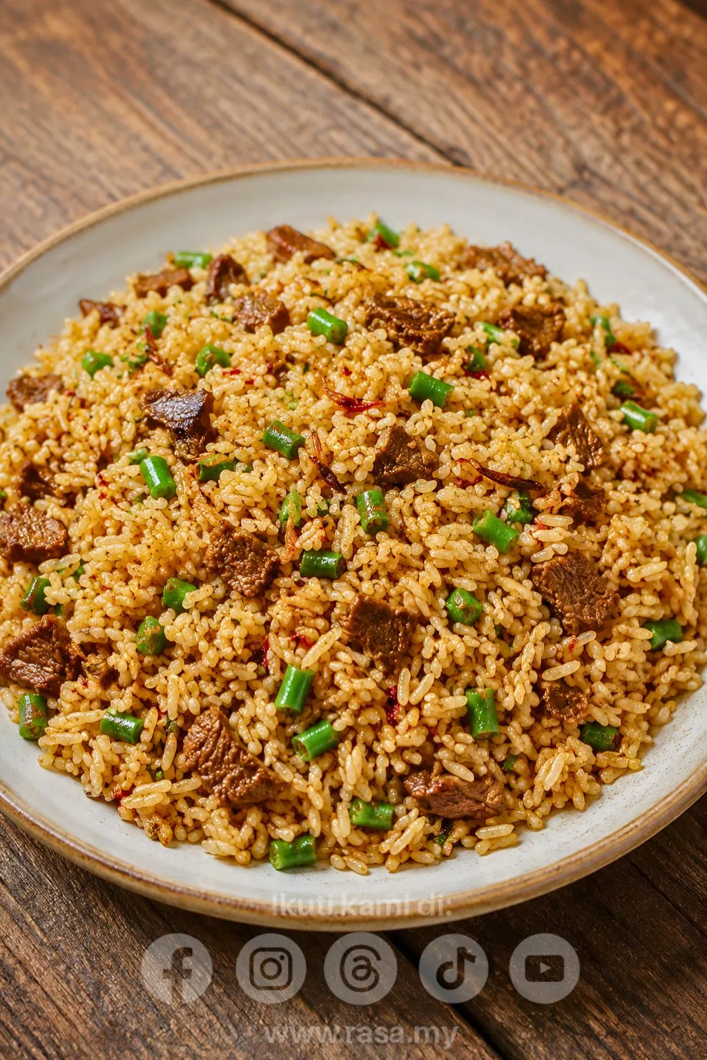 Nasi Goreng Daging Sedap: Resipi Mudah, Padu & Membuka Selera