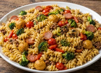 Pasta Spiral Goreng Ringkas Yang Menyelerakan, Resipi Mudah Ala Melayu