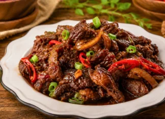 Daging Masak Kicap Kerisik Paling Sedap & Wangi, Resipi Mudah Buat Bertambah Nasi