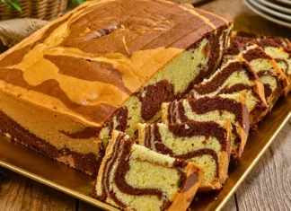 Kek Marble Kampung Kopi Paling Sedap & Gebu. Resipi Mudah yang Memikat Selera
