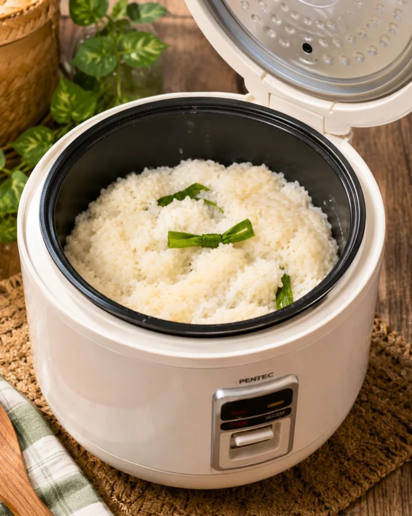 Pulut Durian Rice Cooker, Cara Mudah & Paling Sedap Dapat Pulut Lembut Berkilat