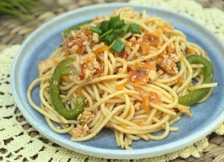 Spageti Ayam Masam Manis Paling Lazat & Mudah, Menu Jimat Kegemaran Keluarga