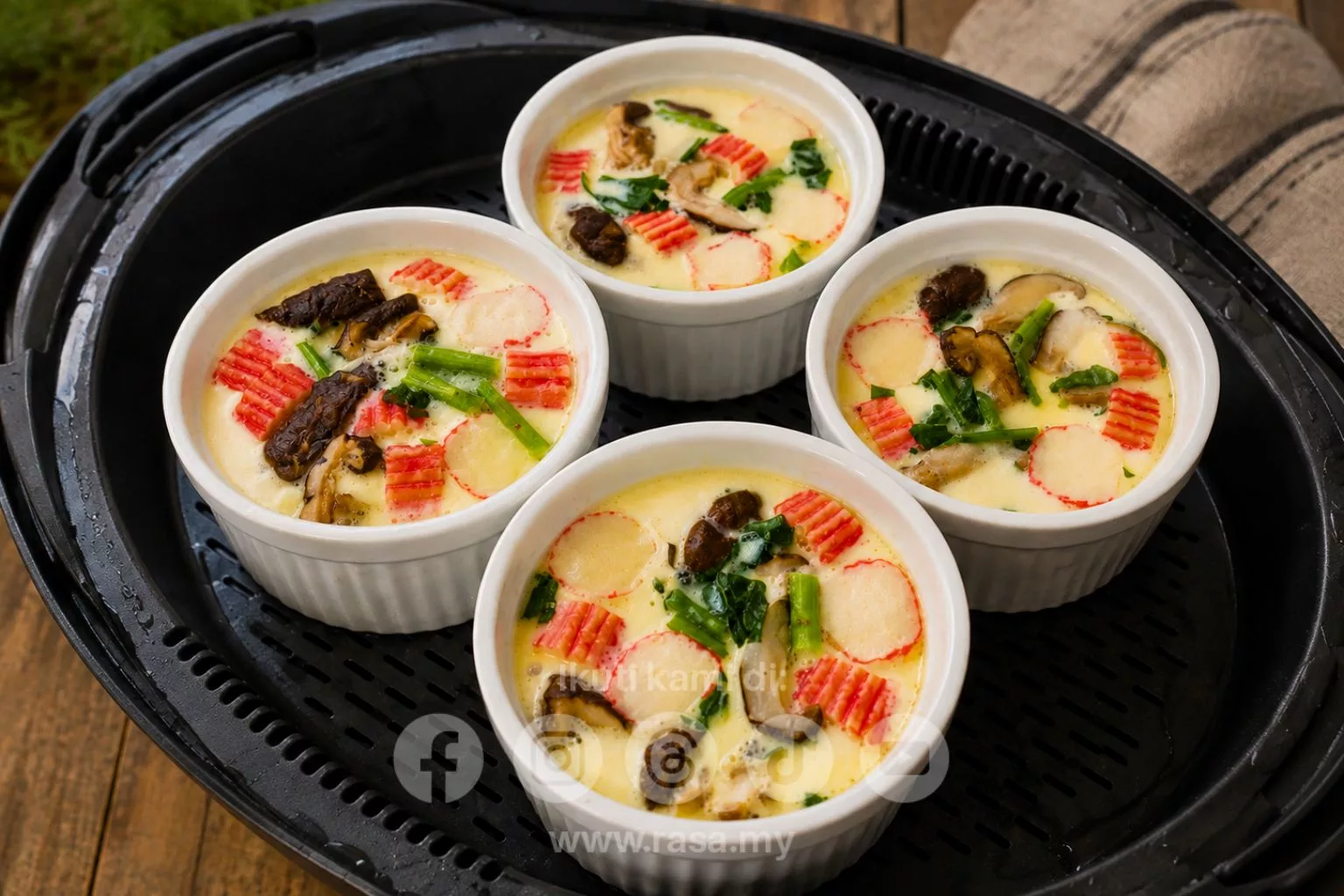 Chawanmushi Ala Restoran Sushi Yang Lembut & Menjadi, Resipi Jepun Mudah Dicuba 14 Chawanmushi Ala Restoran Sushi Yang Lembut & Menjadi, Resipi Jepun Mudah Dicuba