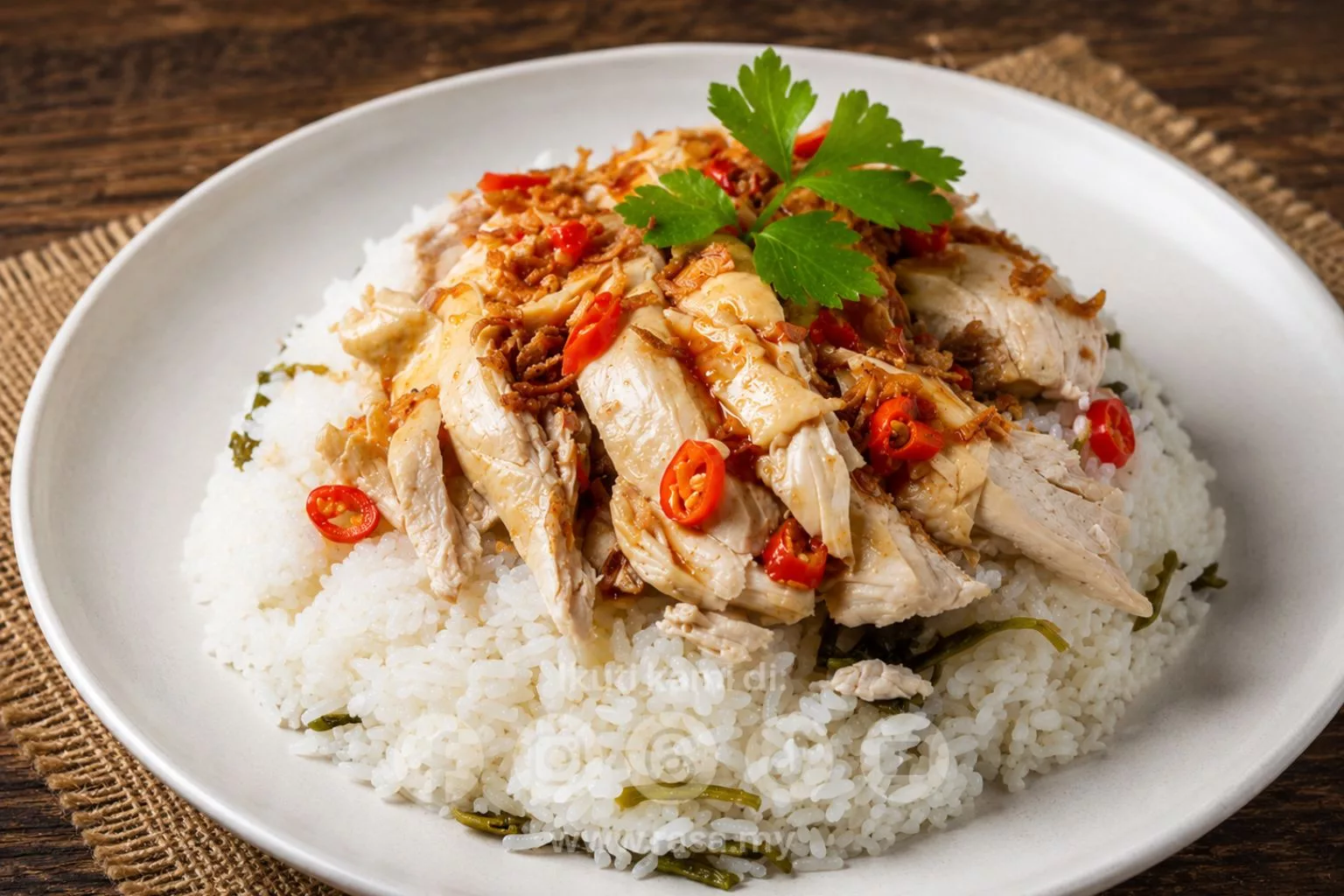Nasi Ayam Thai Paling Sedap dan Mudah, Resipi Homemade Yang Wajib Cuba