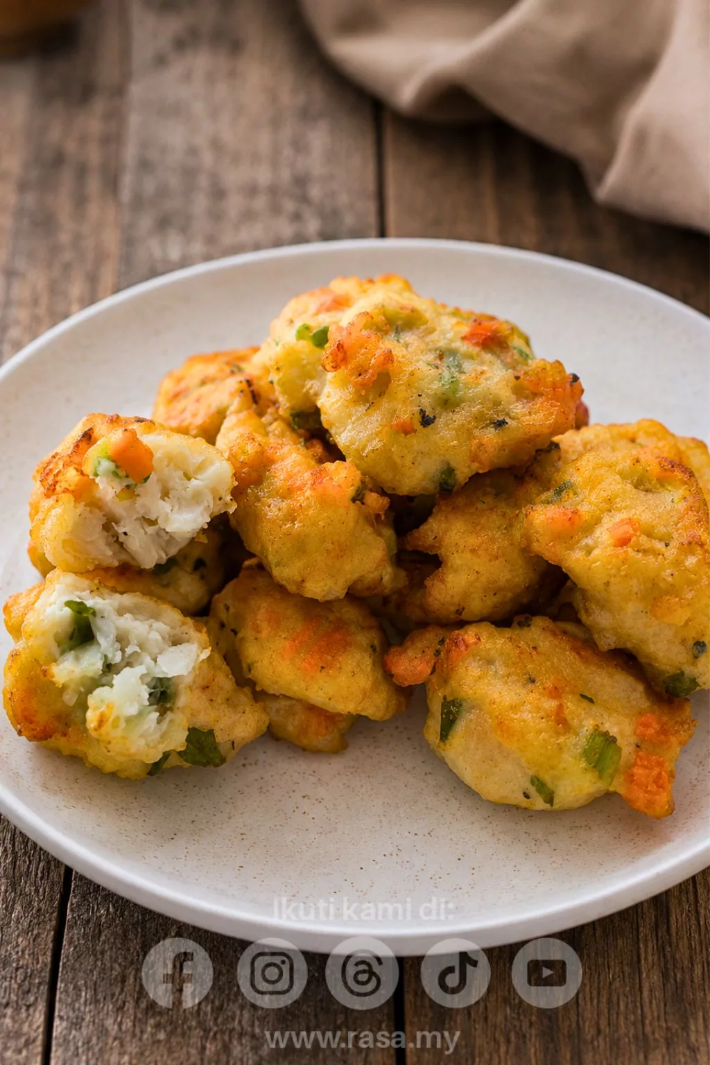Cucur Ayam Crispy Homemade. Resipi Mudah & Rangup Yang Pasti Jadi Kegemaran 53 Cucur Ayam Crispy Homemade. Resipi Mudah & Rangup Yang Pasti Jadi Kegemaran