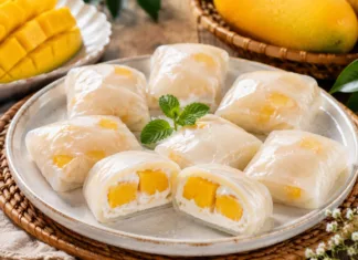 Fruit Mochi Hanya Guna 3 Bahan, Tak Perlu Tepung Pulut & Hasil Lebih Kenyal!