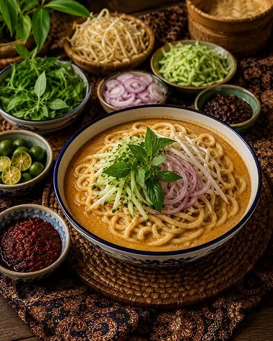 Resipi Authentik Laksa Johor Paling Sedap Kuah Pekat, Guna Isi Ikan Parang 5 Resipi Authentik Laksa Johor Paling Sedap Kuah Pekat, Guna Isi Ikan Parang