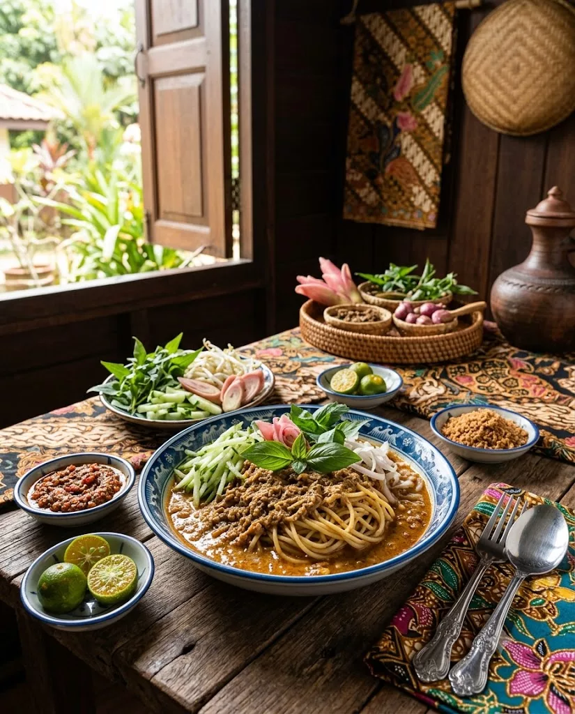 Resipi Authentik Laksa Johor Paling Sedap Kuah Pekat, Guna Isi Ikan Parang 4 Resipi Authentik Laksa Johor Paling Sedap Kuah Pekat, Guna Isi Ikan Parang