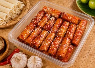 Resipi Popia Sira Sambal Cantik Berkilat, Kekal Rangup Sampai Petang