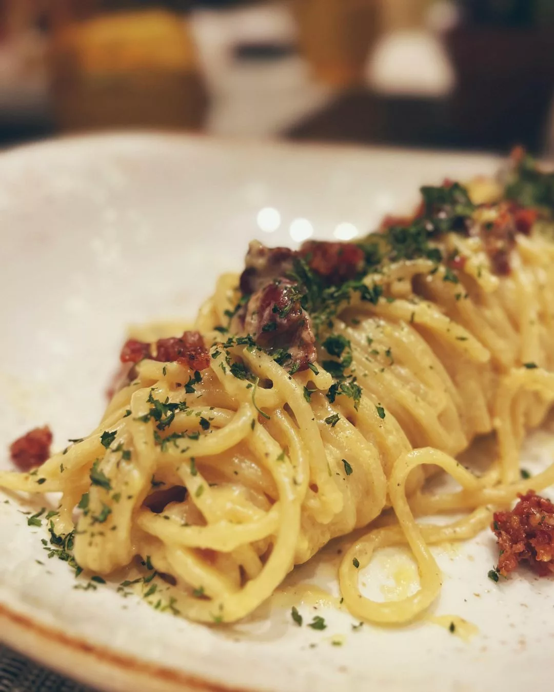 Carbonara Tanpa Krim, Resipi Original Itali Yang Sedap & Mudah