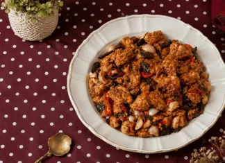 Ayam Masak Cili Kering, Resipi Masakan Cina Sedap, Rasa Pedas Masam Manis