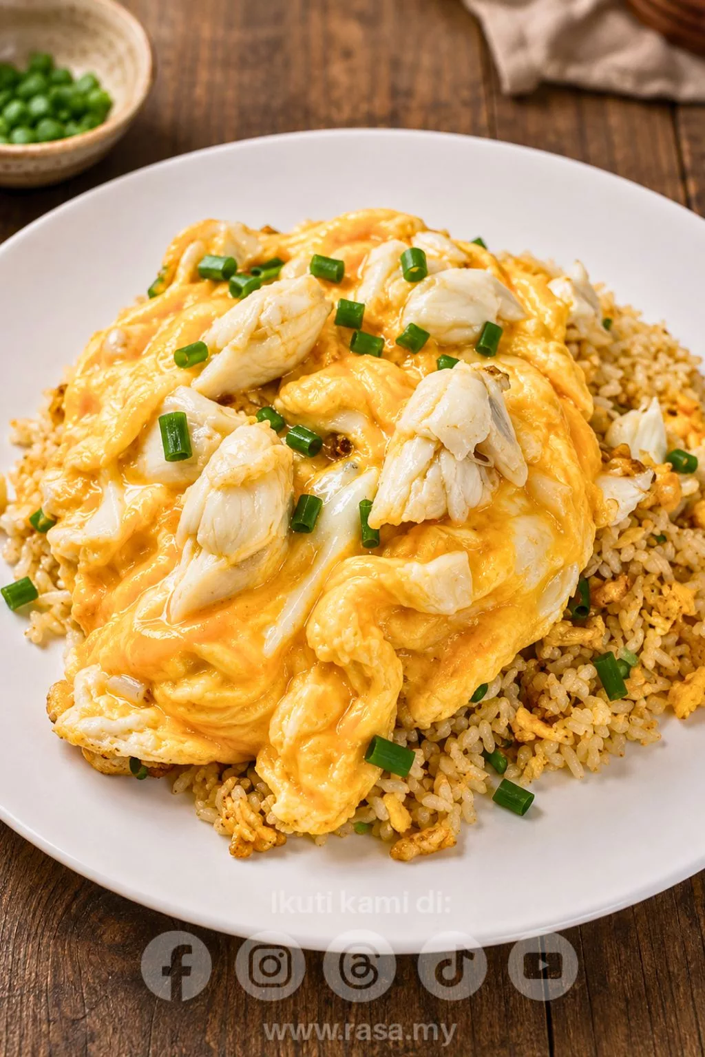 Nasi Goreng Ketam Sedap. Resipi Ala Cina Muslim Yang Menggoda Selera 4 nasi goreng ketam
