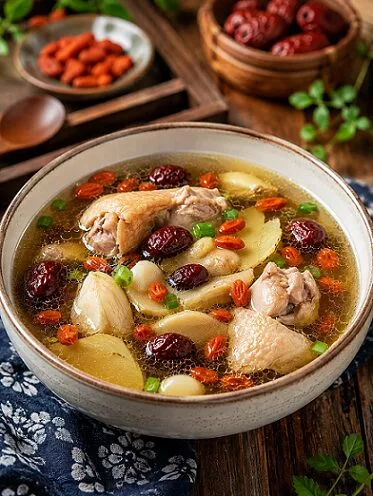 Khasiat Sup Ayam Kurma Merah & Goji Berries, Hilangkan Penat Kembalikan Tenaga!