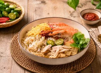 Laksa Sarawak Asli Paling Sedap, Kuah Pekat & Beraroma Memang Padu