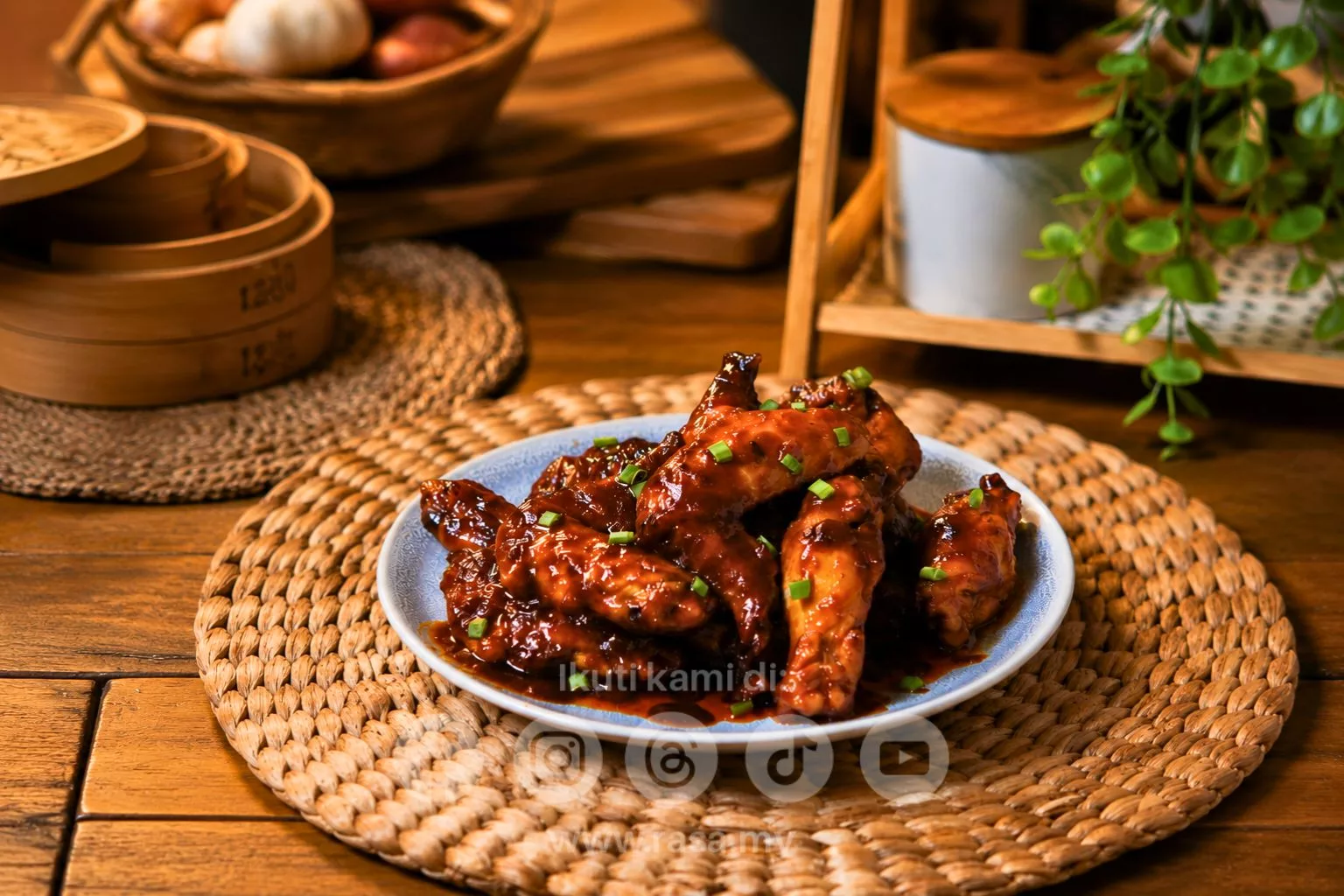 Kepak Ayam Goreng Madu Paling Sedap, Rasa Macam Restoran & Mudah Dibuat