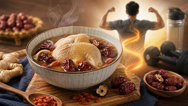 Khasiat Sup Ayam Kurma Merah & Goji Berries, Hilangkan Penat Kembalikan Tenaga!