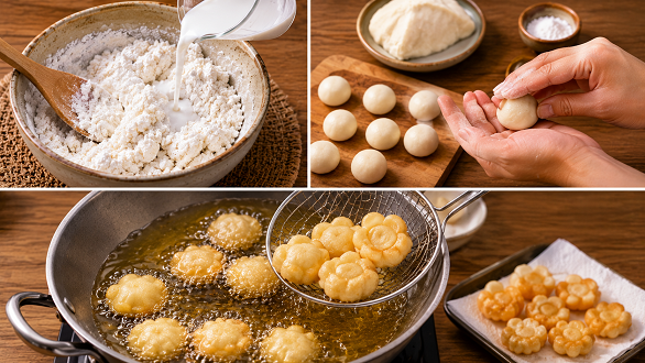 Resipi Tepung Bunga Lemak Manis, Kuih Tradisional Terengganu Wajib Cuba! 7 Resipi Tepung Bunga Lemak Manis, Kuih Tradisional Terengganu Wajib Cuba!