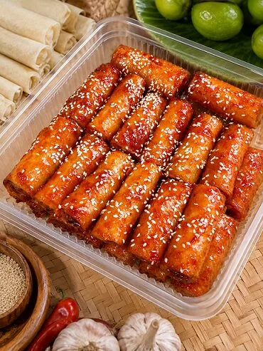 Cara Buat Popia Sira Sambal Cantik Berkilat, Kekal Rangup Sampai Petang 19 Cara Buat Popia Sira Sambal Cantik Berkilat, Kekal Rangup Sampai Petang
