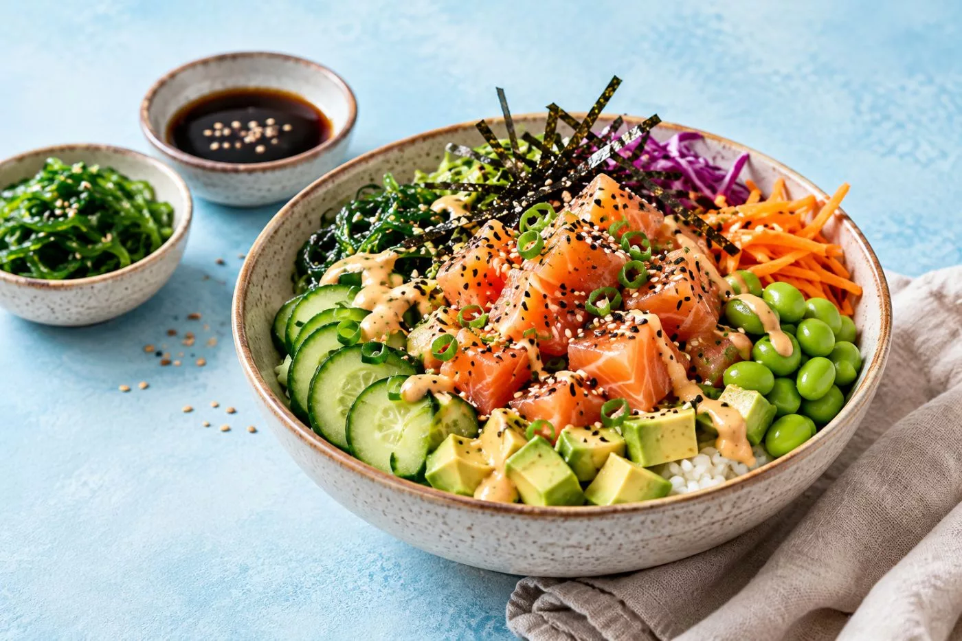 Poke Bowl: Hidangan Menarik, Segar & Mudah Dibuat Di Rumah 2 Poke Bowl: Hidangan Menarik, Segar & Mudah Dibuat Di Rumah