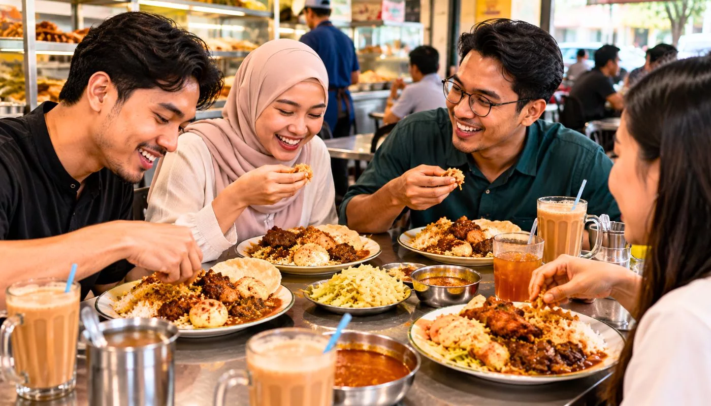 Port Nasi Kandar Di Sendayan, Lauk Banyak & Kuah Campur Memang Bikin Terliur