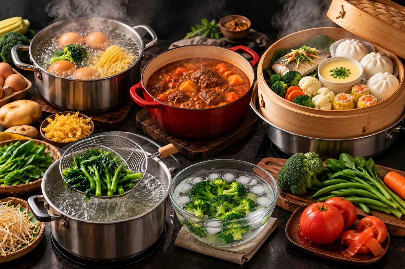 5 Teknik Memasak Penting Jangan Tersilap Rebus, Reneh, Kukus, Celur & Blanch! 2 5 Teknik Memasak Penting Jangan Tersilap Rebus, Reneh, Kukus, Celur & Blanch!