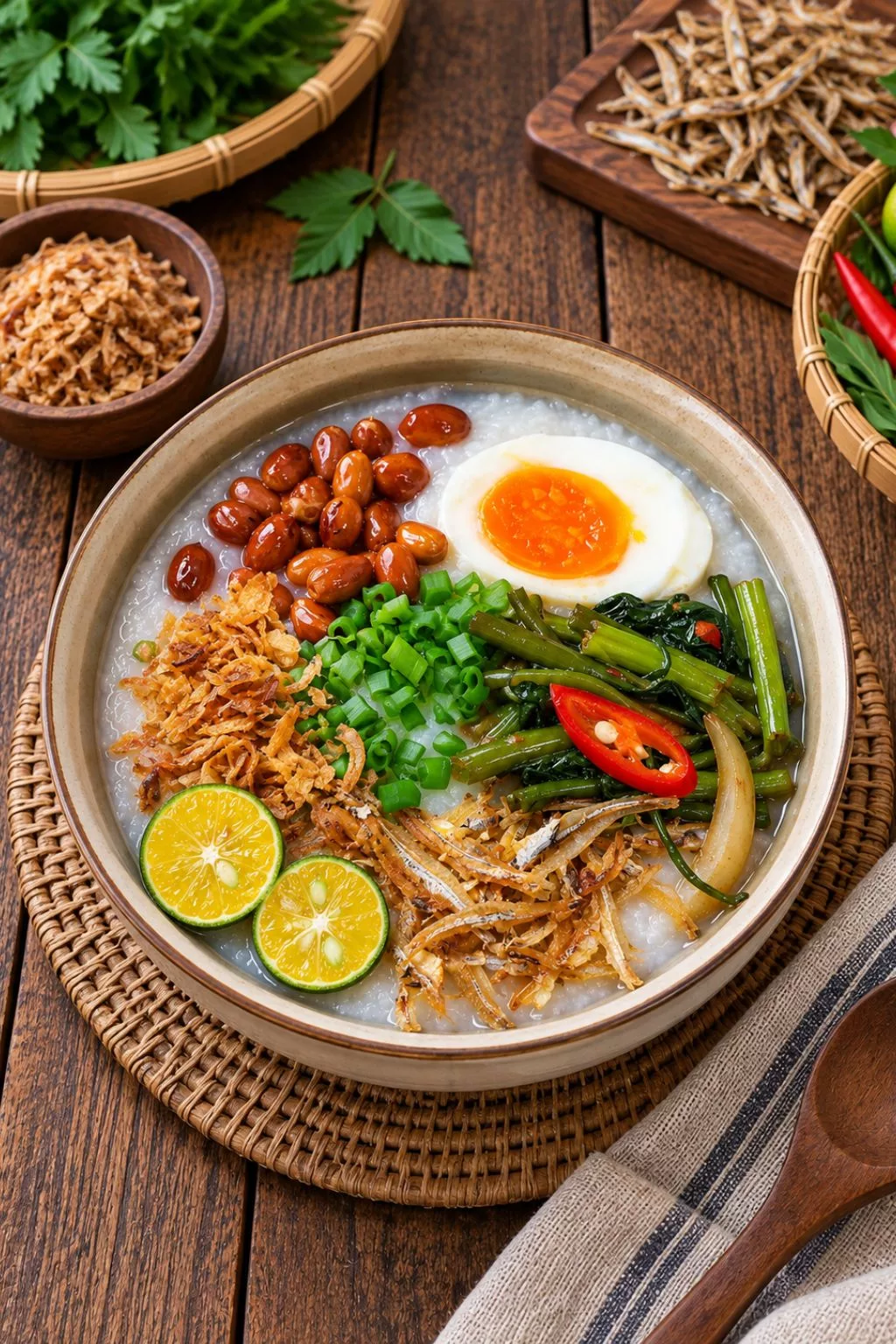 Bubur Nasi Berlauk Sedap, Resipi Istimewa & Mudah Untuk Keluarga 2 BUBUR NASI BERLAUK