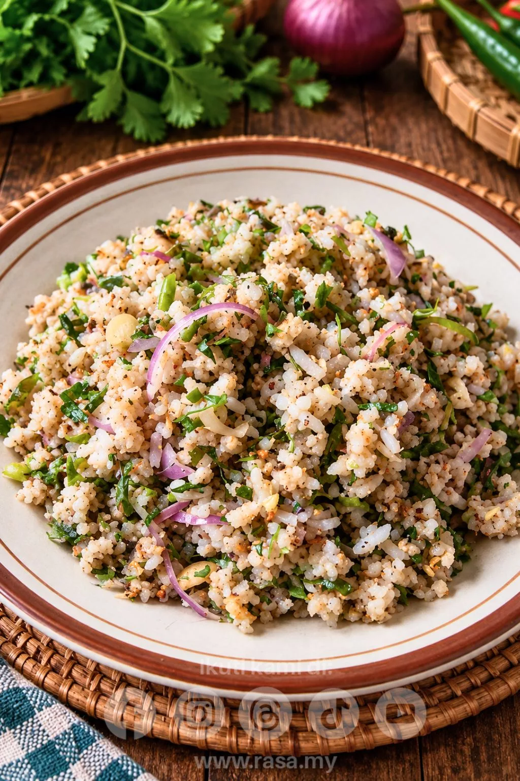 Nasi Ulam Utara: Resipi Tradisional Istimewa, Sedap & Mudah Dibuat 2 nasi ulam utara