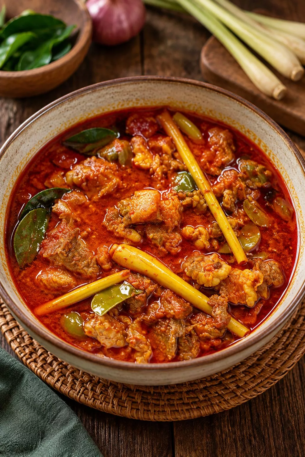 asam pedas daging tetel