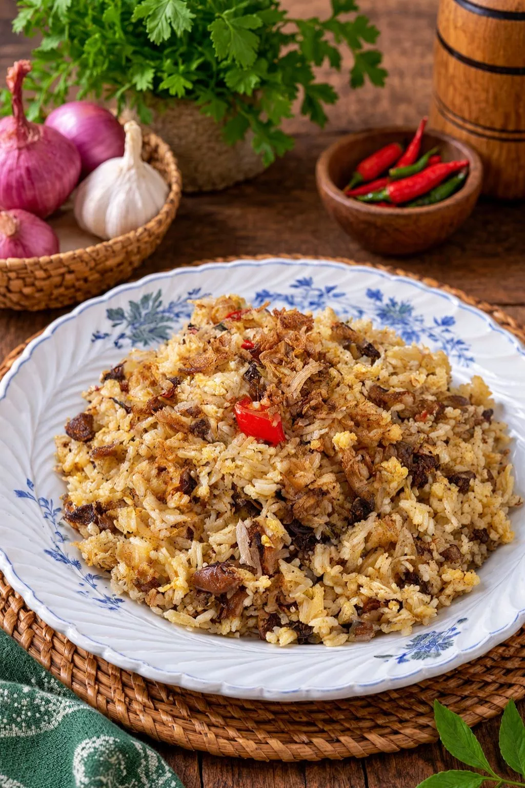 nasi goreng sardin pedas