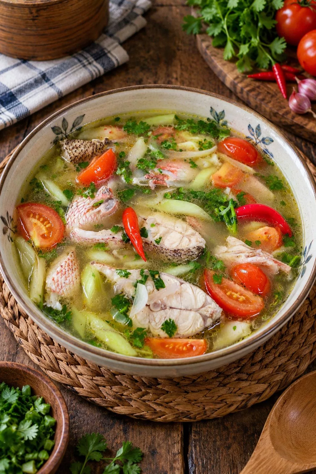 Sup Ikan Merah Ala Thai, Resipi Mudah Yang Sedap & Tak Hanyir 7 Sup Ikan Merah Ala Thai, Resipi Mudah Yang Sedap & Tak Hanyir