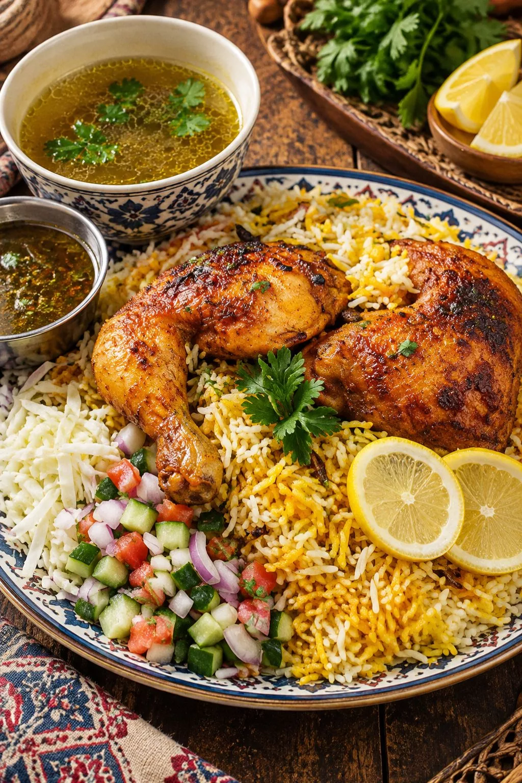 Resipi Nasi Arab Mudah & Sedap, Masak Guna Rice Cooker Je! 2 nasi arab