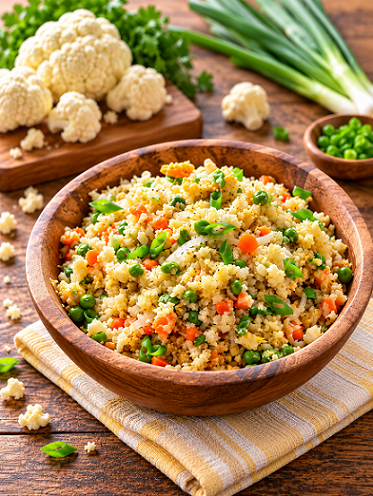 Resipi Nasi Goreng Bunga Kubis Sedap, Menu Vegetarian Rendah Karbohidrat 3 Resipi Nasi Goreng Bunga Kubis Sedap, Menu Vegetarian Rendah Karbohidrat