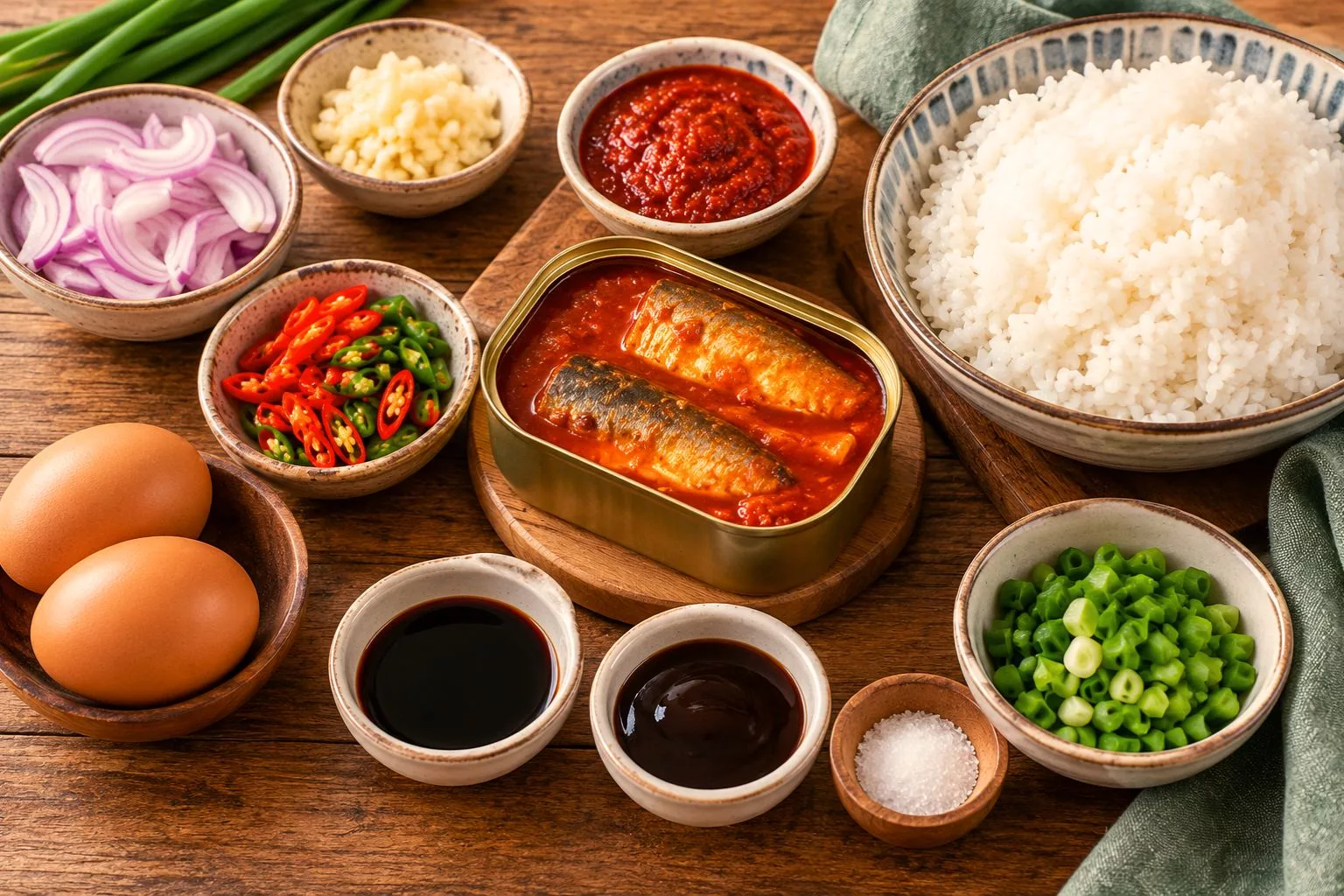 Resipi Nasi Goreng Sardin Pedas, Simple Tapi Memang Padu Sedap!
