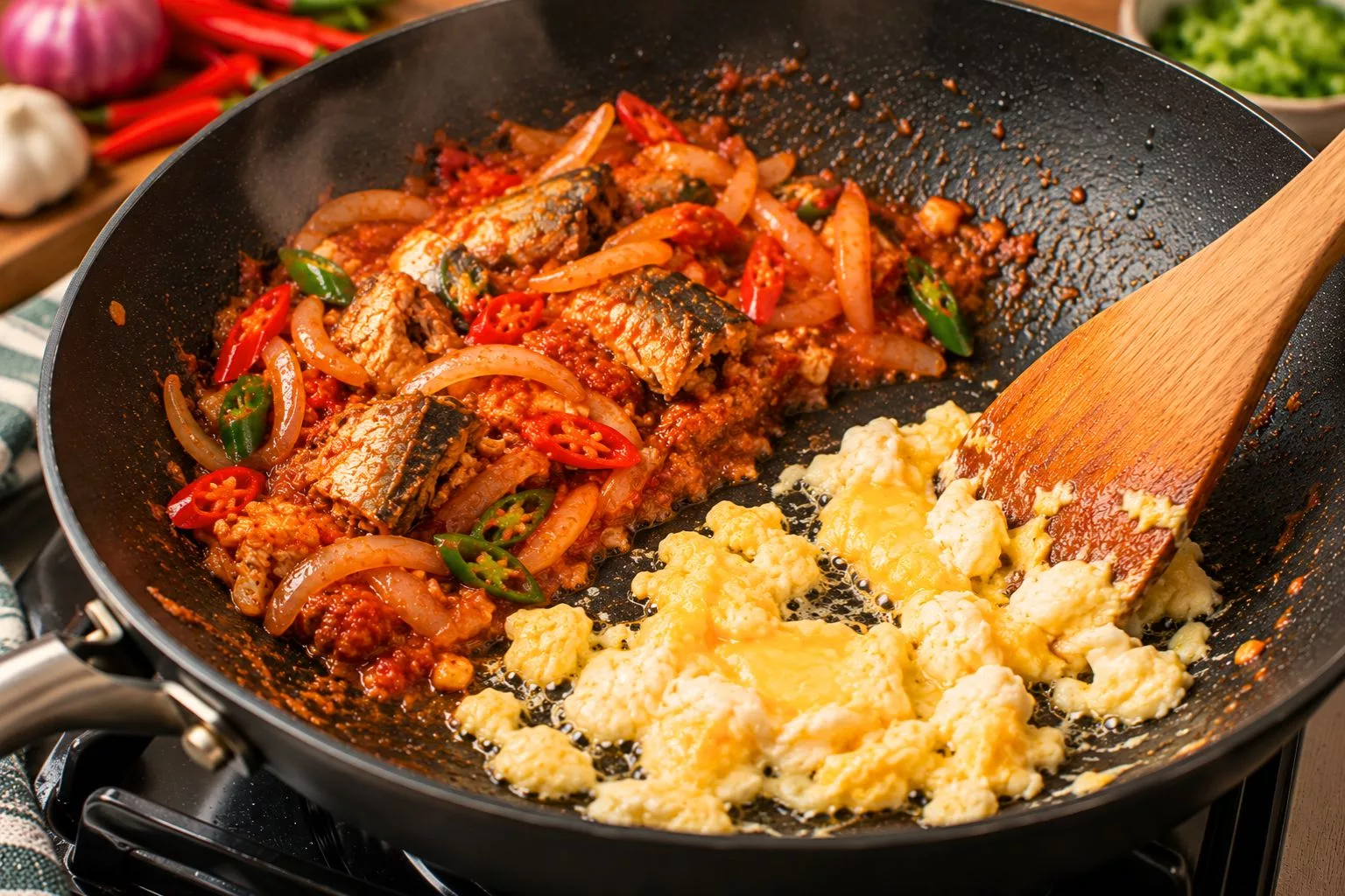 Resipi Nasi Goreng Sardin Pedas, Simple Tapi Memang Padu Sedap!