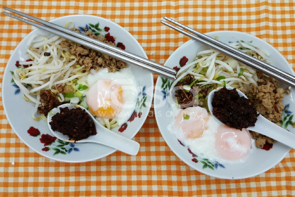 Dried Chilli Pan Mee Masakan Cina Hakka Style