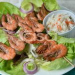 menu sihat udang bakar