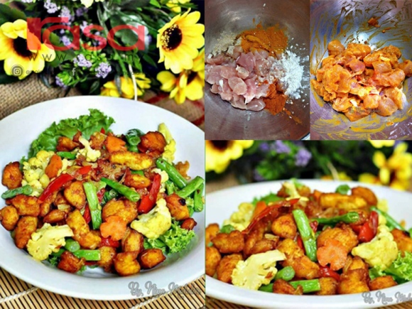 Hidangan Lengkap Ayam Goreng Kunyit Simple Yang Mudahkan Hidangan Lengkap Ayam Goreng Kunyit Simple Yang Mudahkan