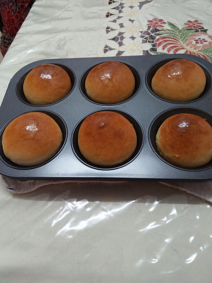 Cara Buat Roti Bun Kacang Merah Bakar Guna Acuan Muffin 