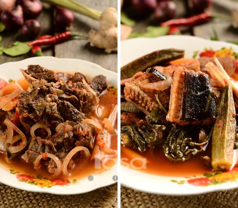 Pindang Tulang Cili Kering &Asam Rebus Ikan Pari, Menu 