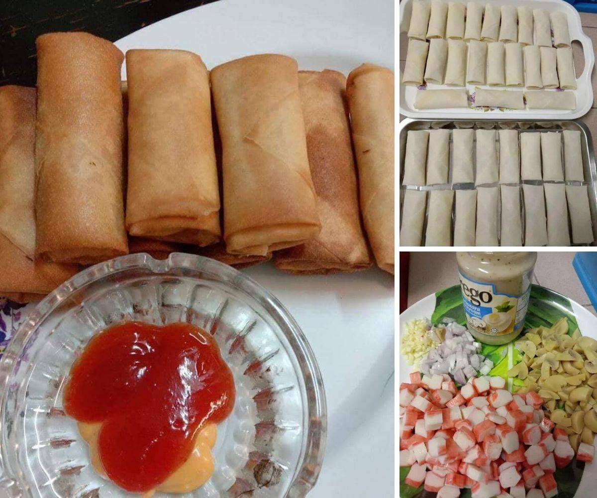 Popia Carbonara Dah Le Rupanya Elok Aje, Rasanya Memang 