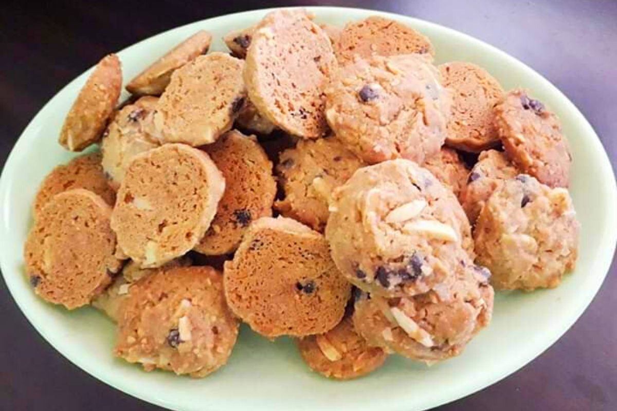 Resipi Biskut Honey Nestum Almond Cookies Crunch - RASA