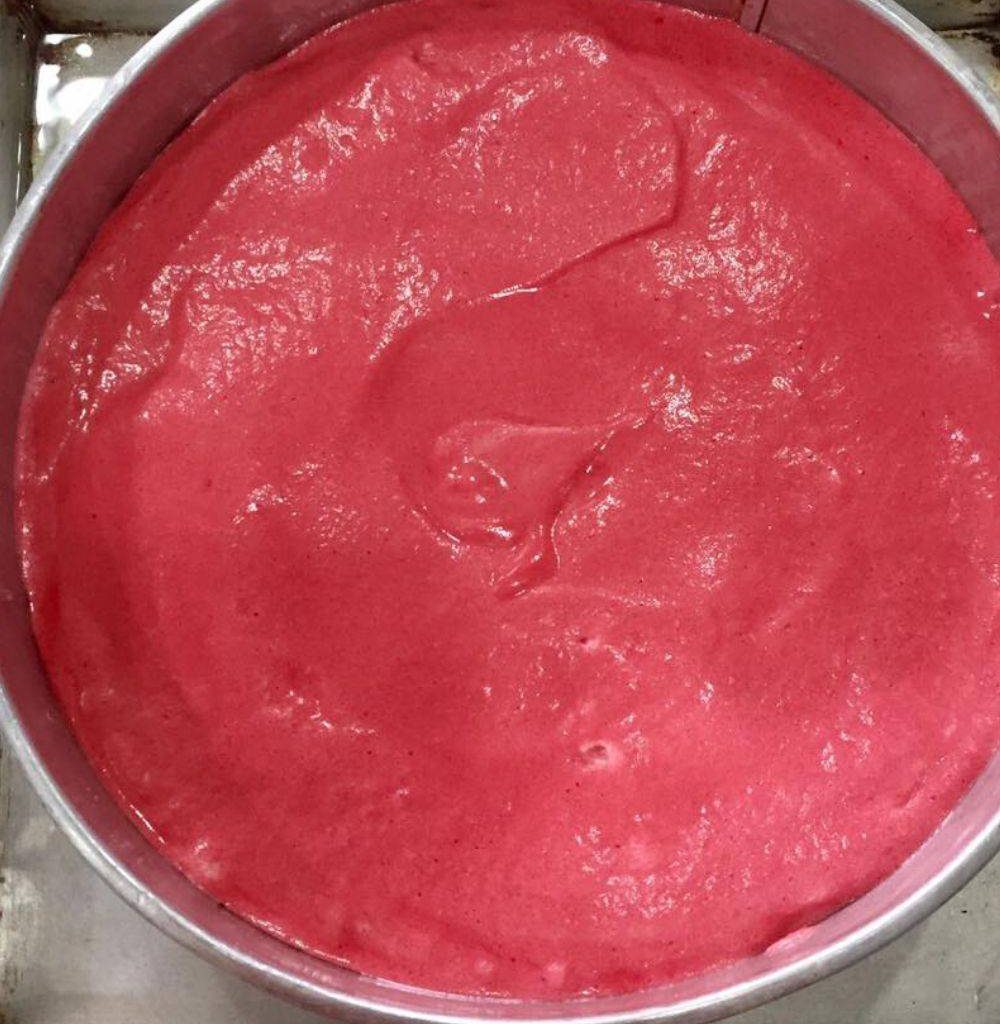 Kek Ogura Roselle Tanpa Pewarna Tiruan, Merah Asli Dari 