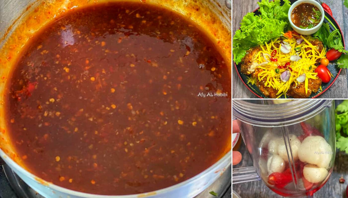 Cara Buat Sos Colek Ayam Homemade Yang Sangat Sedap Rasa Nak Masak